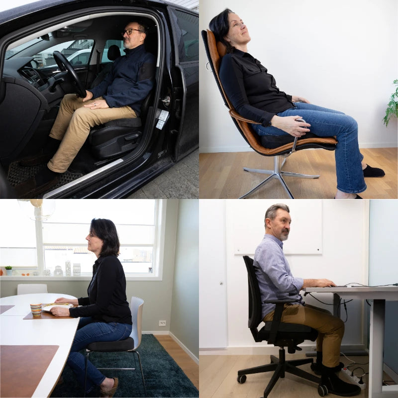 Ergonomisk Sittepute for Bil, hjemme, og kontor