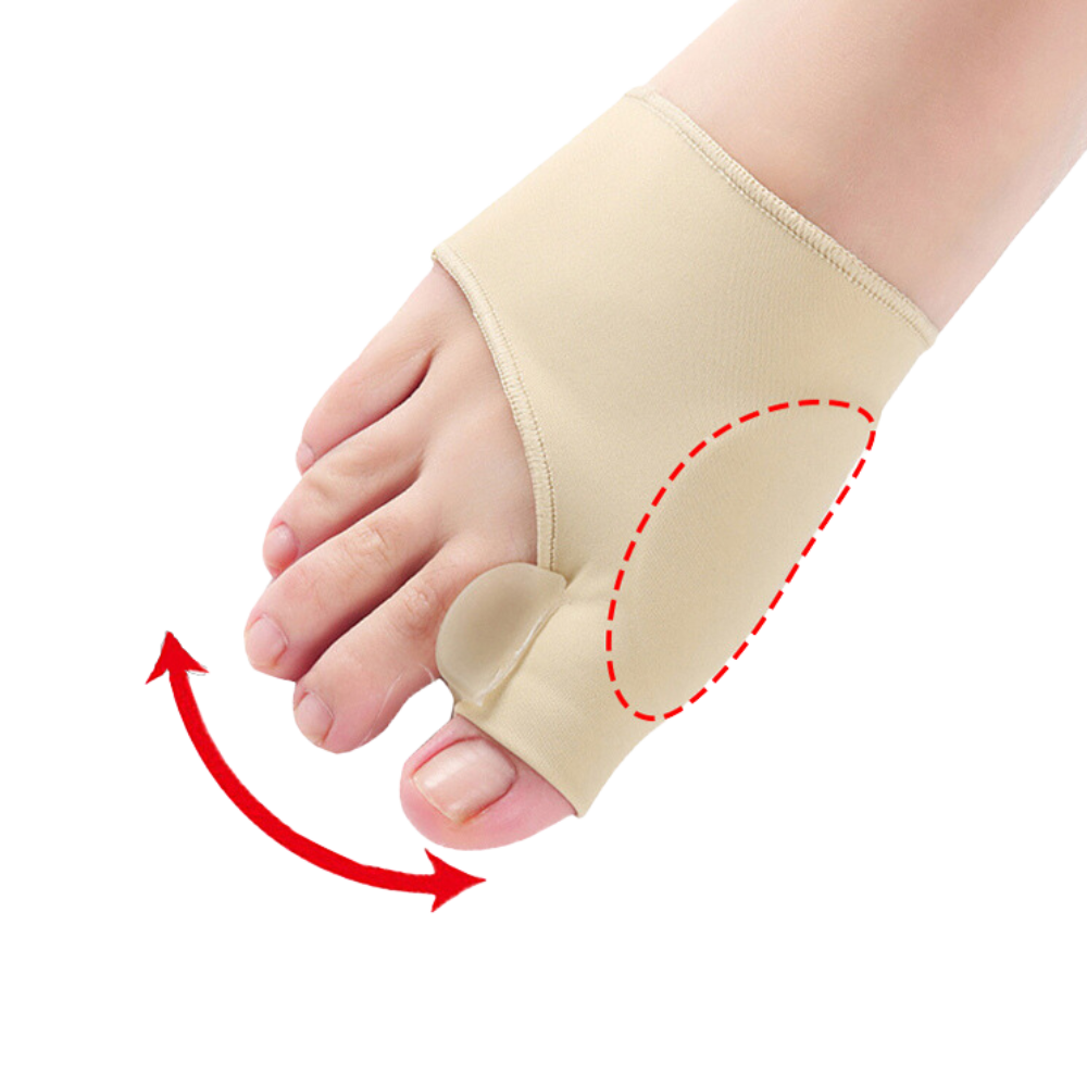 Hallux valgus justerere (2stk): retter opp skjev storetå